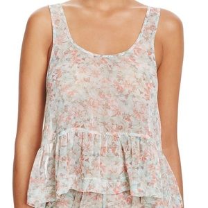 Anthropologie FLORA NIKROOZ Printed Tank, S, NWT